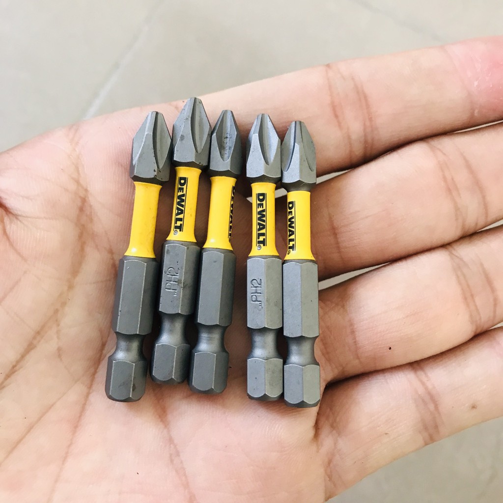 Bộ 5 Mũi Vít DeWalt Chính Hãng Ph2 - 50mm