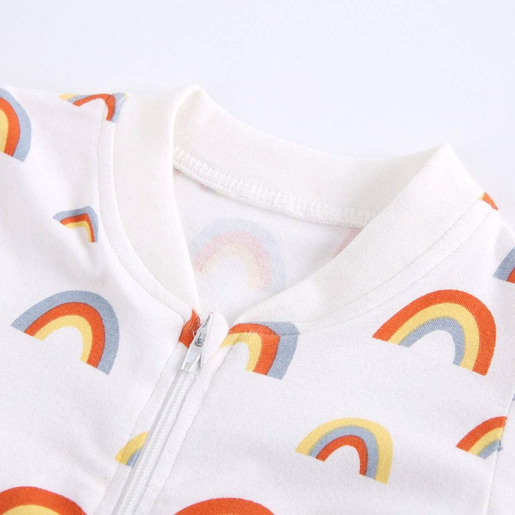 Áo Liền Thân Sanlutoz Bằng Cotton In Họa Tiết Hoạt Hình Cho Bé Sơ Sinh