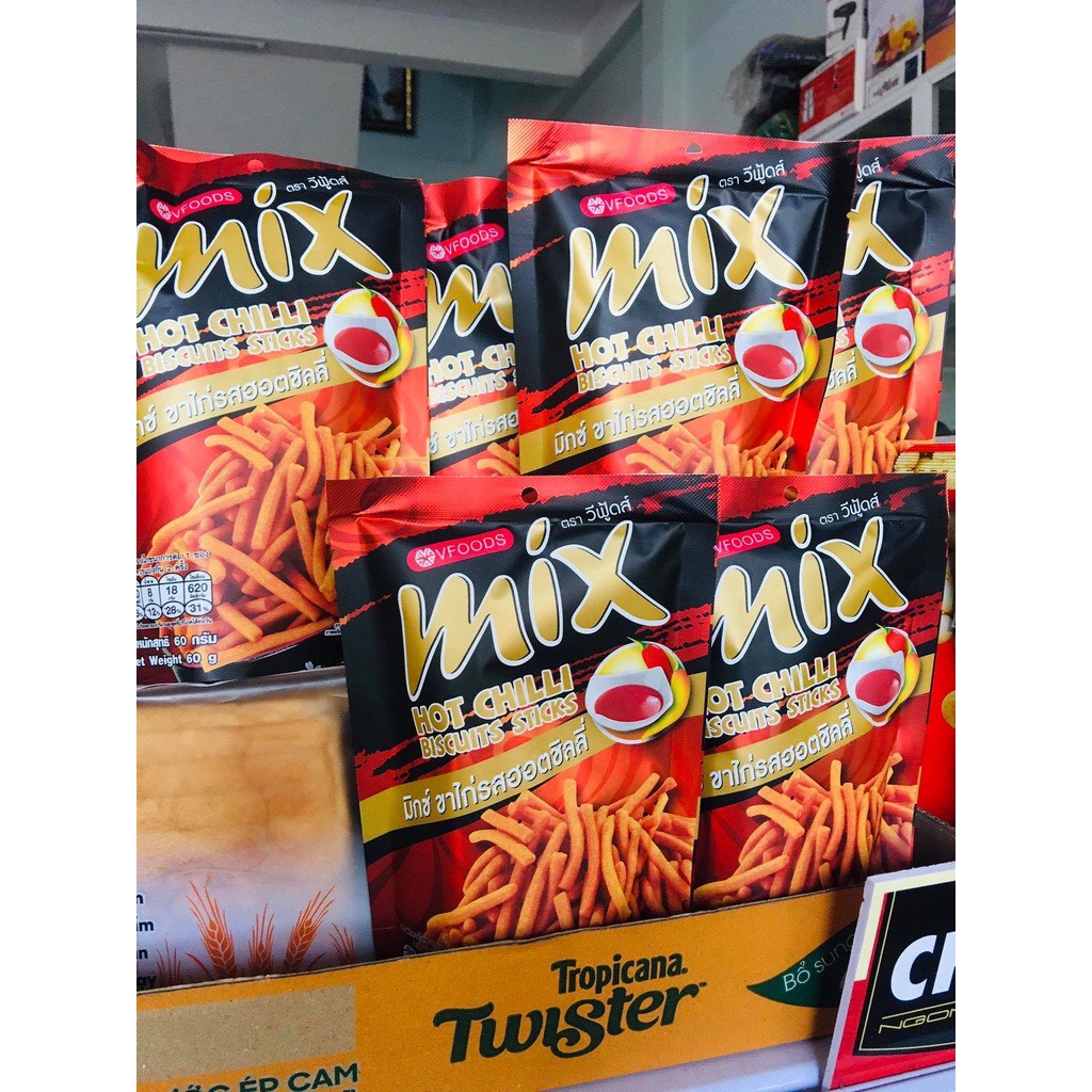 Bim Bim Mix Vfood Thái Lan Tăm Que 60g