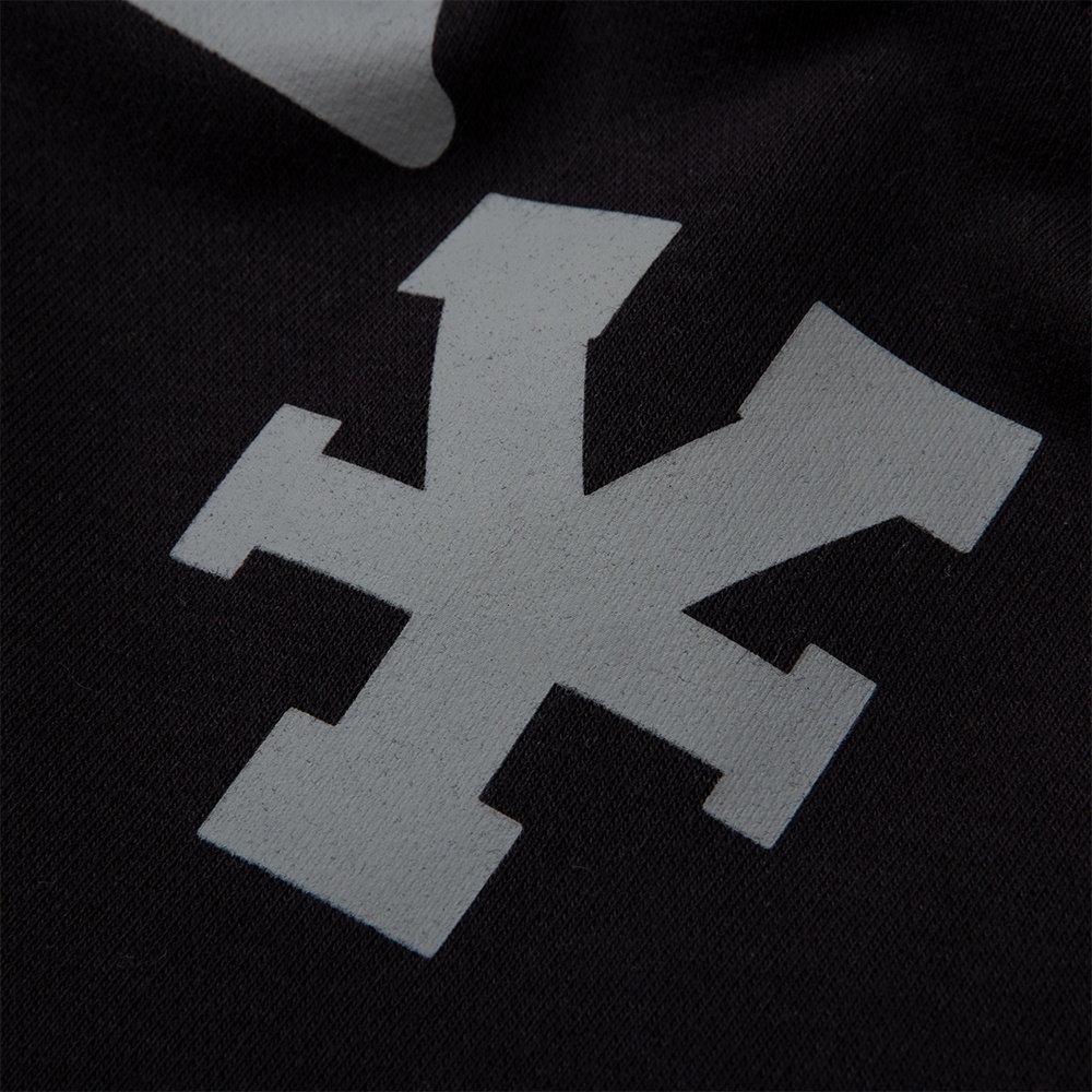 Áo khoác DirtyCoins Letters Monogram Hoodie - Black / Grey