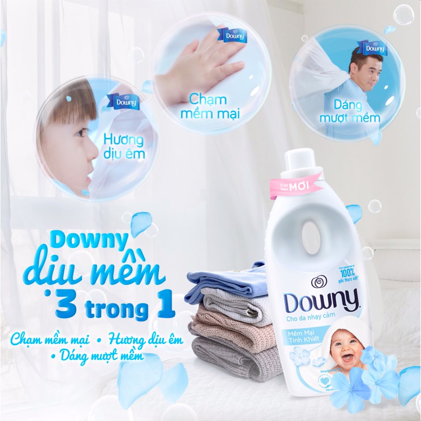 Nước xả vải Downy Baby 3.5L