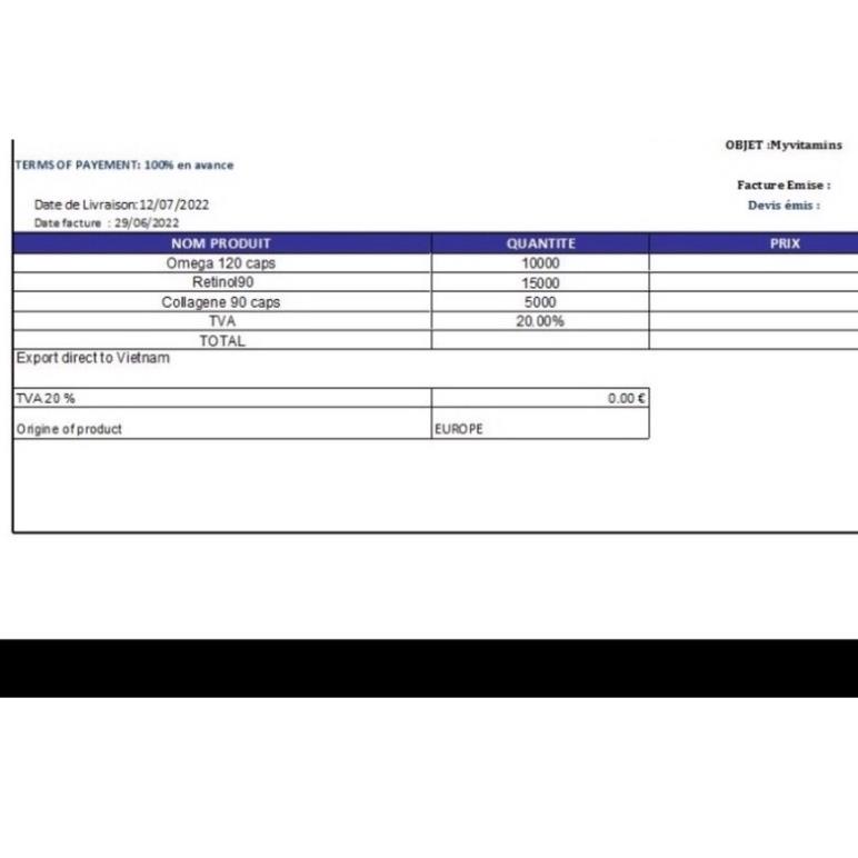 Viên Uống Retinol Myvitamins UK Hộp 90 viên giảm lão hóa giúp đẹp da