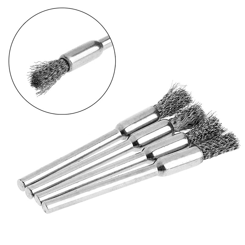 Set 4 Cọ Đánh Bóng Bánh Xe 5mm Chuyên Dụng