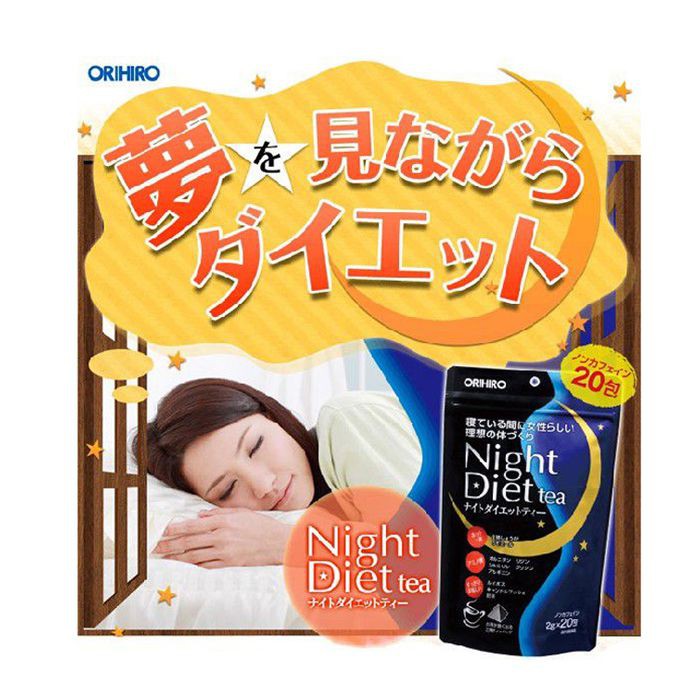 [Loại 24 gói] Trà đêm Orihiro Nhật Night Diet dạng túi lọc 48g | BigBuy360 - bigbuy360.vn