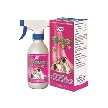 Bio Clear Spray - Thuốc Xịt Trị Viêm Da, Nấm Da Chó Mèo