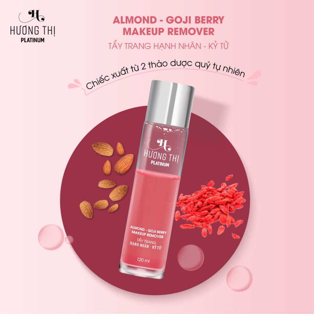 Nước Tẩy Trang Hạnh Nhân, Kỷ Tử Hương Thị Almond Goji Berry Makeup Remover 120ml | BigBuy360 - bigbuy360.vn