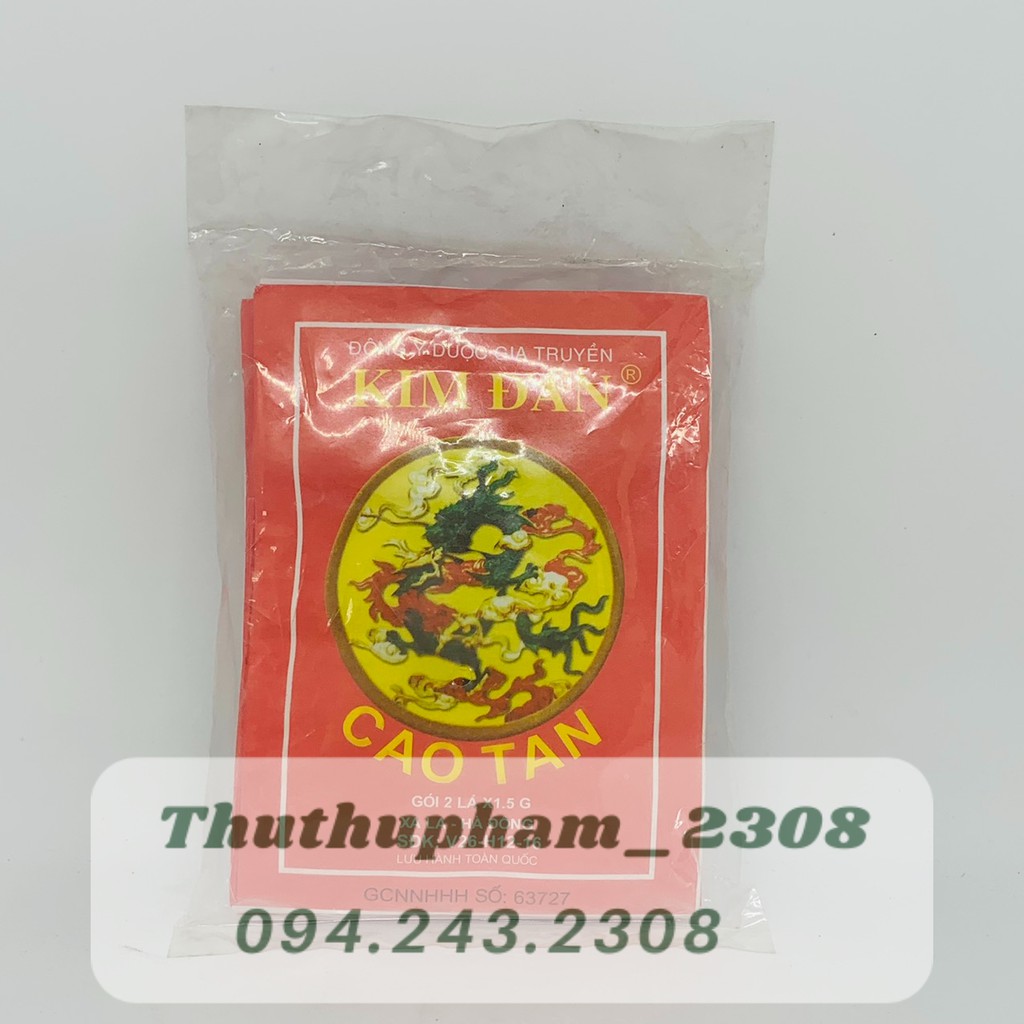 BỊCH 10 GÓI CAO TAN KIM ĐAN  - Đông y gia truyền