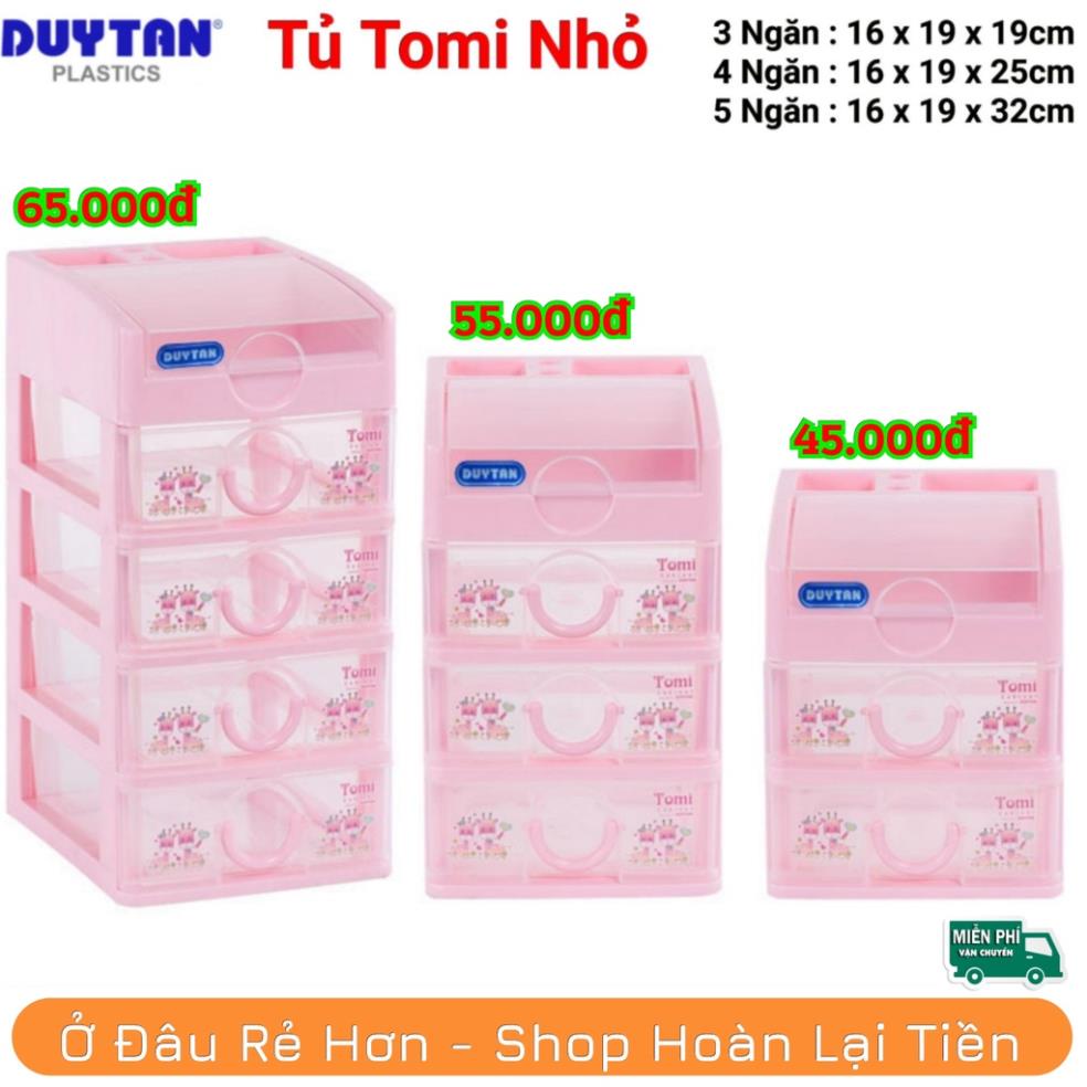 Tủ nhựa Tomi Mini Duy Tân 3 - 4 - 5 ngăn