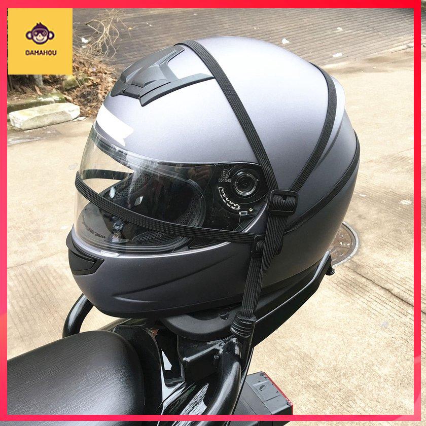 【Trong kho】Universal Motorcycle Mũ bảo hiểm Dây cao su Lưới Lưới Tổ chức hành lý giữ