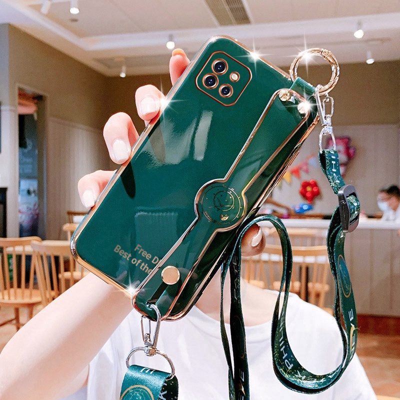 Ốp Điện Thoại Mềm Có Dây Đeo Cổ Cho samsung a12 samsung a22 4g samsung a22 5g