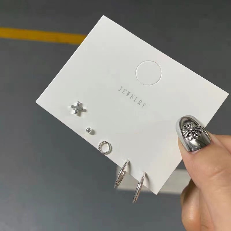 Khuyên Tai Bộ Set 5 Khuyên Tai Nữ Thời Trang Khuyên Tai Nữ Khuyên Tai Tròn