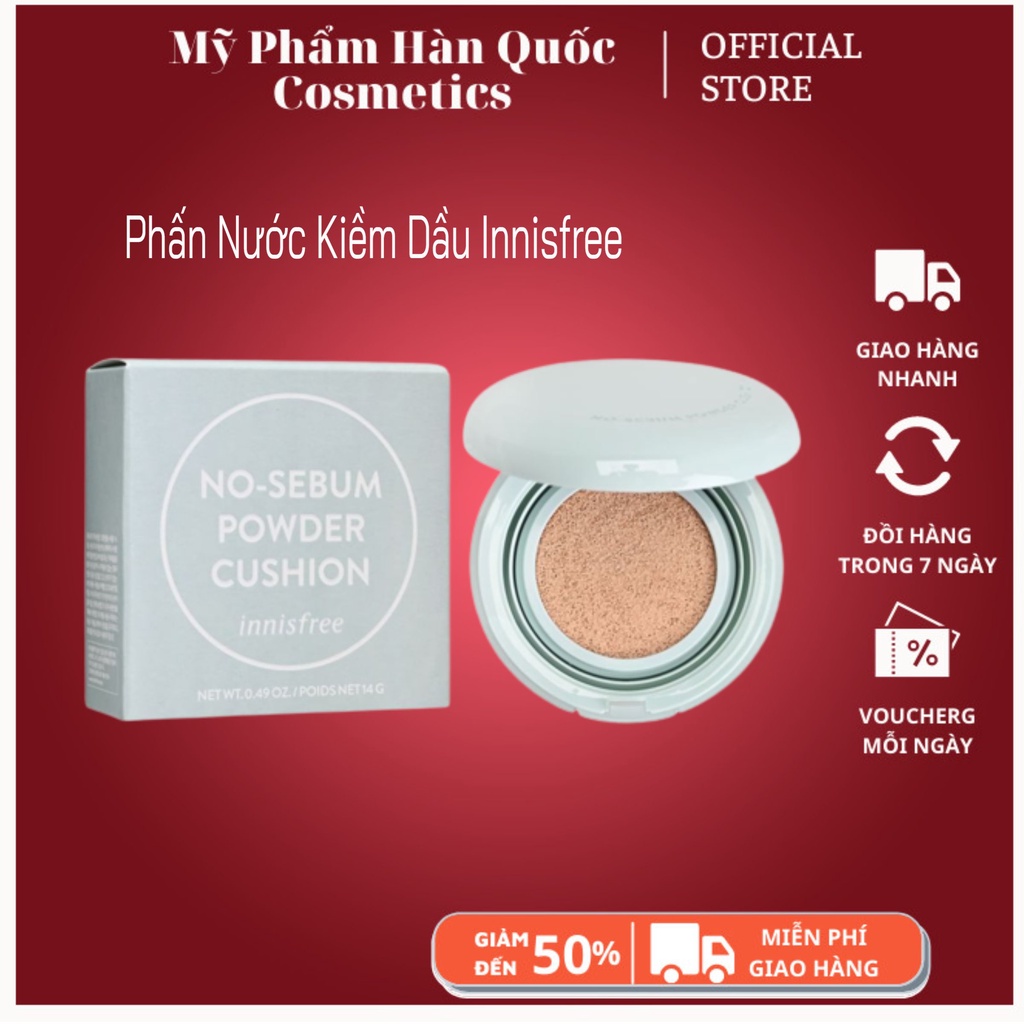 PHẤN NƯỚC SIÊU KIỀM / INNISFREE /  Skinny Coverfit Cushion 14g