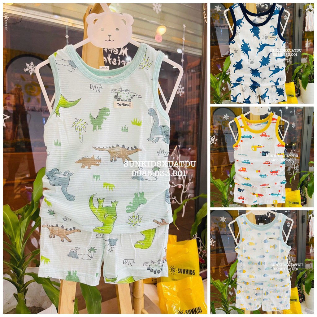 Bộ Cotton tre sát lách xuất Hàn