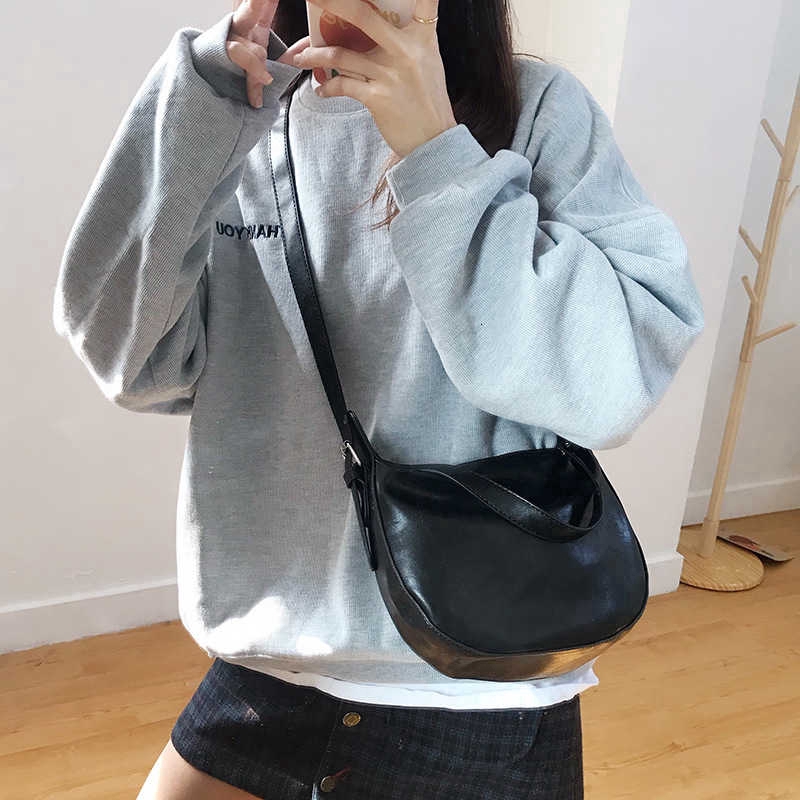 Túi đeo chéo độc đáo thiết kế đơn giản phong cách retro thời trang