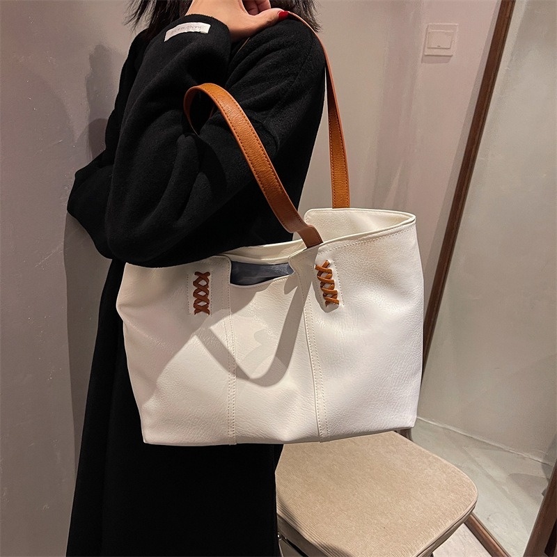 Túi Tote Đeo Vai / Xách Tay Cỡ Lớn Phong Cách retro Mới 2022 NB00443
