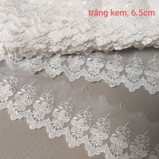 Ren lưới thêu , size từ 4cm đến 7cm.(dây 2 mét)