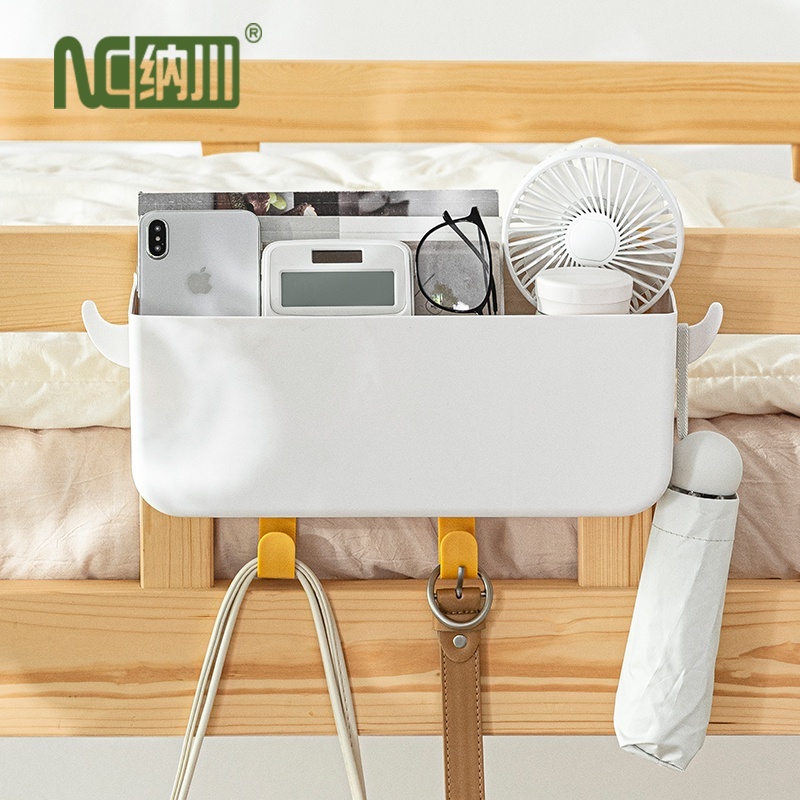 Giỏ treo đầu giường trắng, xá sinh viên lưu trữ phòng tắm nhà NaChuan