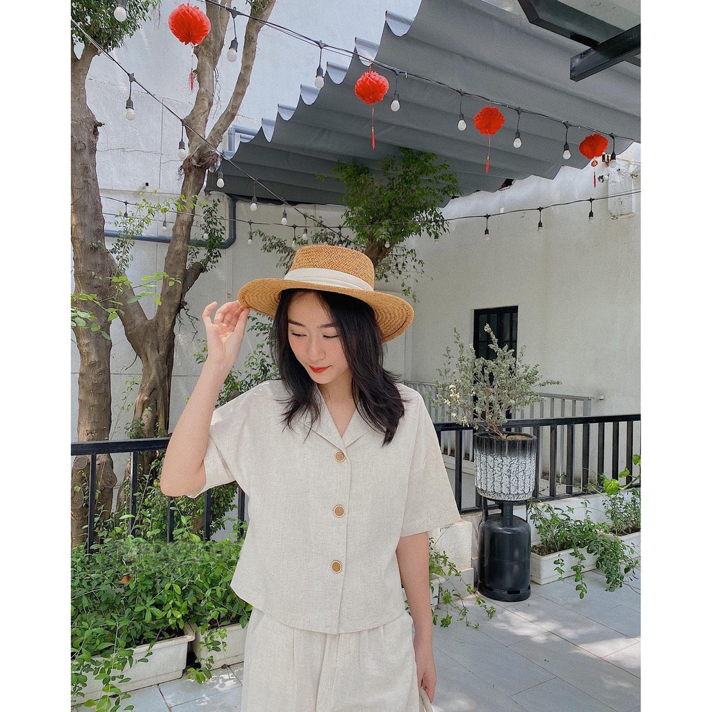 Áo Sơ Mi Nữ Công Sở Dáng Ngắn [xả lỗ] Chất Đẹp, Thấm Hút Mồ Hôi nana store | BigBuy360 - bigbuy360.vn