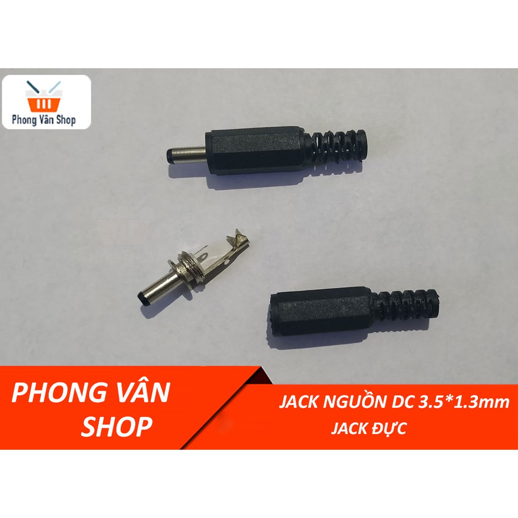 Jack nguồn DC 3.5*1.3mm - Jack đực