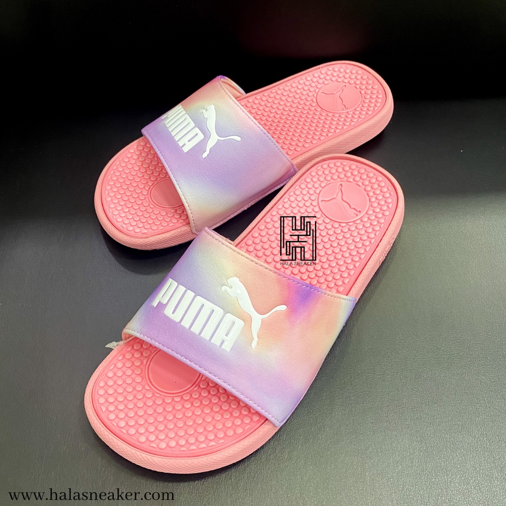 Dép Puma Chính Hãng Cool Cat Pink 371013 15 - 383623 02 - 383654 01 - Dép Thời Trang Nữ Hồng Authentic - Halasneaker.com