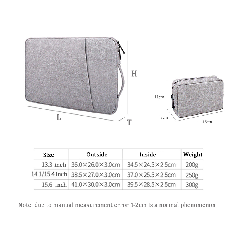 Túi Đựng laptop Chống Sốc Chống Thấm Nước Siêu Nhẹ Cho notebook 13.3 14 15.6 inch