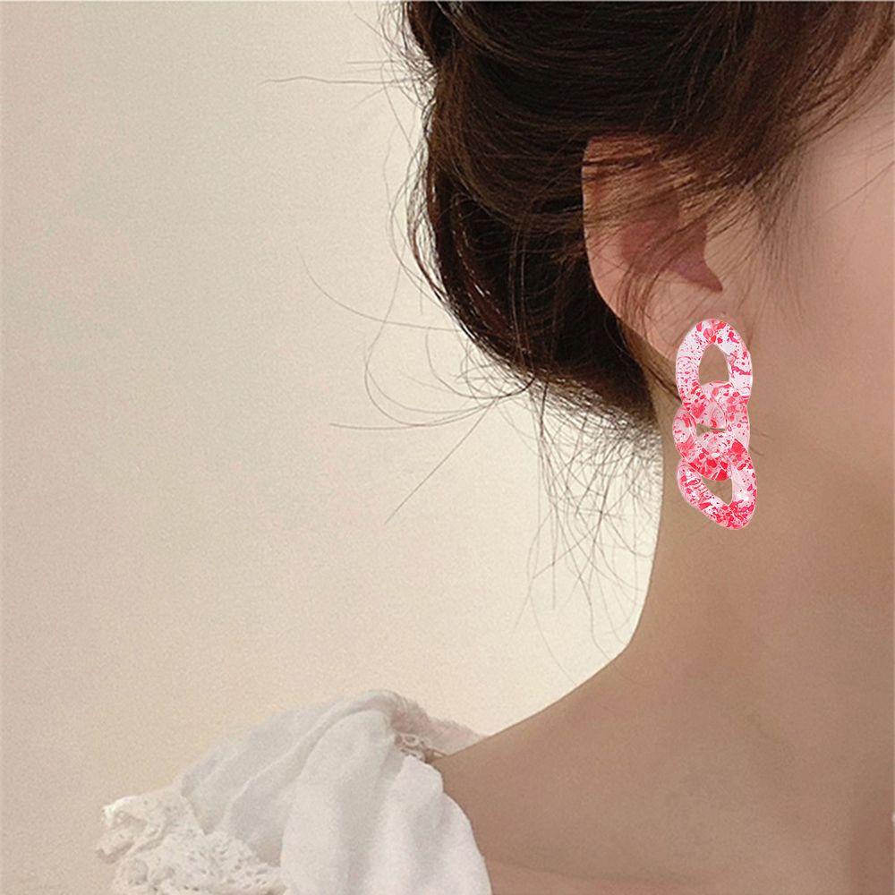 NIUYOU Hoa Tai Dáng Dài Thiết Kế Sáng Tạo Cho Nữ