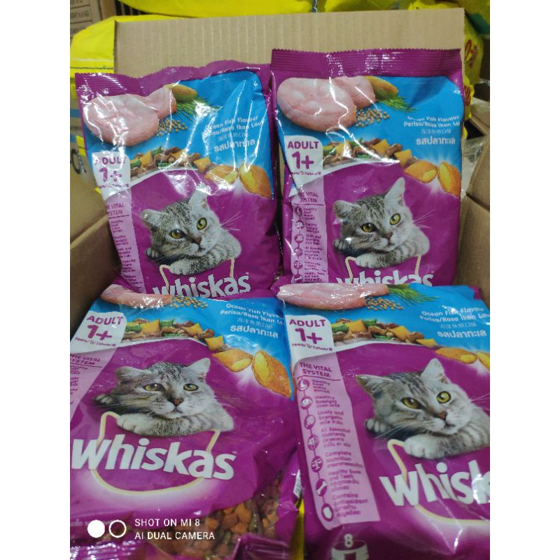 Thức ăn mèo Whiskas 1+ Ocean Fish 400g vị cá biển