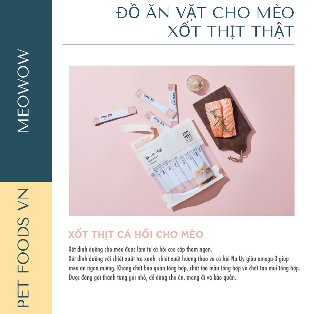 Sốt dinh dưỡng cho mèo MEOWOW