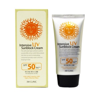 KEM CHỐNG NẮNG 3W CLINIC INTENSIVE UV SUNBLOCK CREAM SPF 50 PA+++