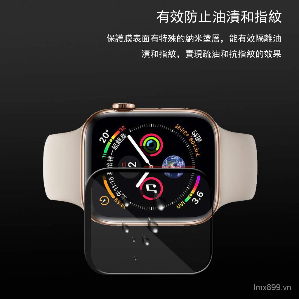 Phù Hợp Kính Cường Lực 3d Bảo Vệ Màn Hình Cho Apple Watch Se 6 5 4 3 2 40 / 44 / 38 / 42mm