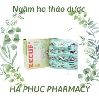 Kẹo ngậm thảo dược zecuf / zecup
