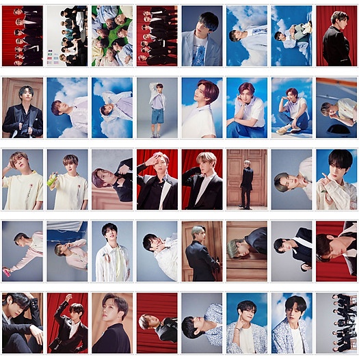 VPP208 1 set lomocard 20 tấm hình ngẫu nhiên nhóm nhạc và thành viên BTS - BT21
