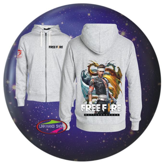 BÁN CHẠY - Áo Khoác đen in hình Hoodie Heavy Free fire | BigBuy360 - bigbuy360.vn