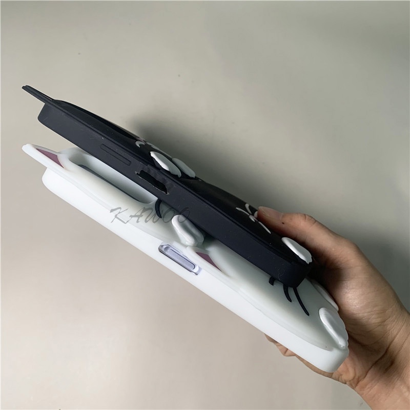 Ốp Điện Thoại TPU Mềm Chống Sốc Hình Mèo Dạ Quang 3D Cho Vivo Y20 Y12S Y20I Y33S Y21 Y21T Y21S Y55S 2021 V23 Pro
