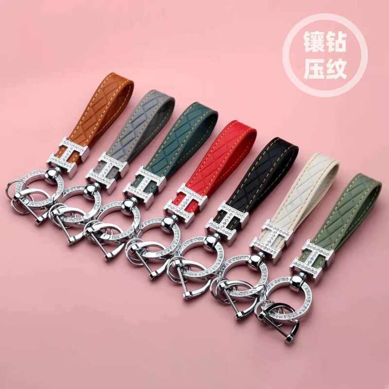 Móc Chìa Khóa Bằng Da (HM) Thời Trang Cho Nam Và Nữ