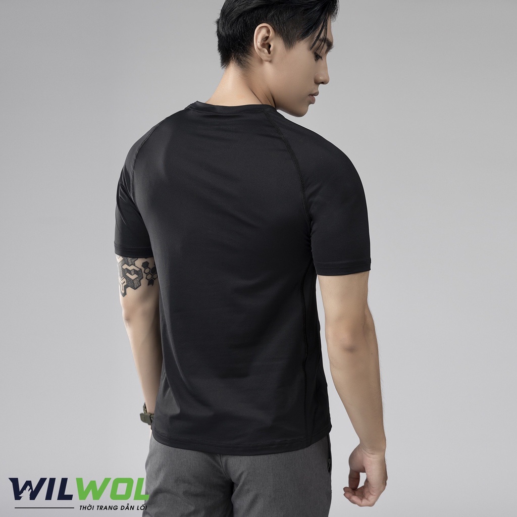 Áo thun thể thao, áo thun cộc tay nam chạy bộ, tập gym, tenis .. chất thun lạnh co giãn 4 chiều , thoáng mát, NCT4