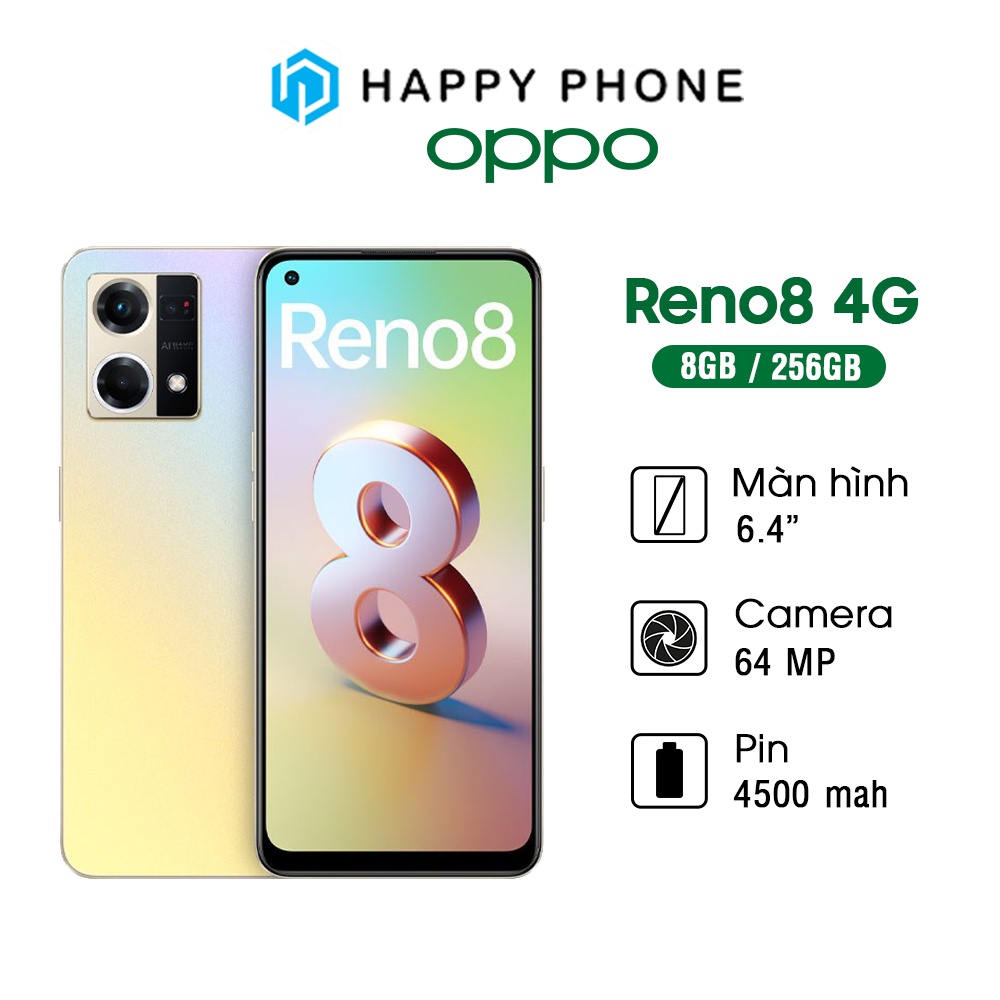 Điện Thoại Oppo Reno8 - Hàng Chính Hãng, Mới 100%, Bảo Hành 12 Tháng