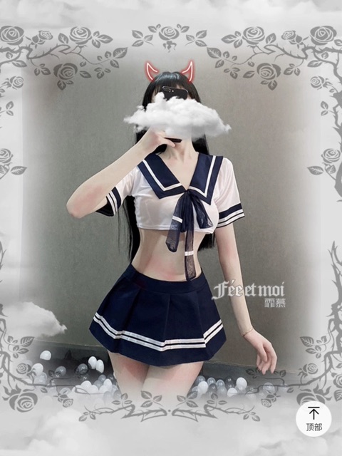 ( HÀNG CÓ SẴN ) SET VÁY NGỦ COSPLAY NỮ SINH SEXY | BigBuy360 - bigbuy360.vn