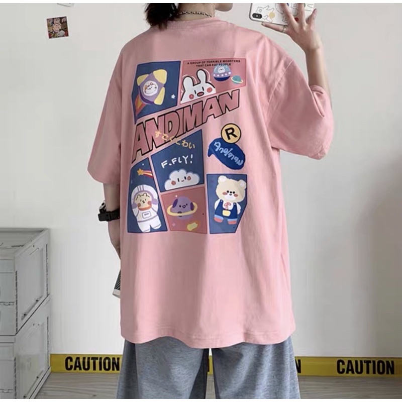 Áo phông cotton unisex, áo thun tay lỡ nam nữ form rộng thấm hút mồ hôi in hình RETUARN | BigBuy360 - bigbuy360.vn