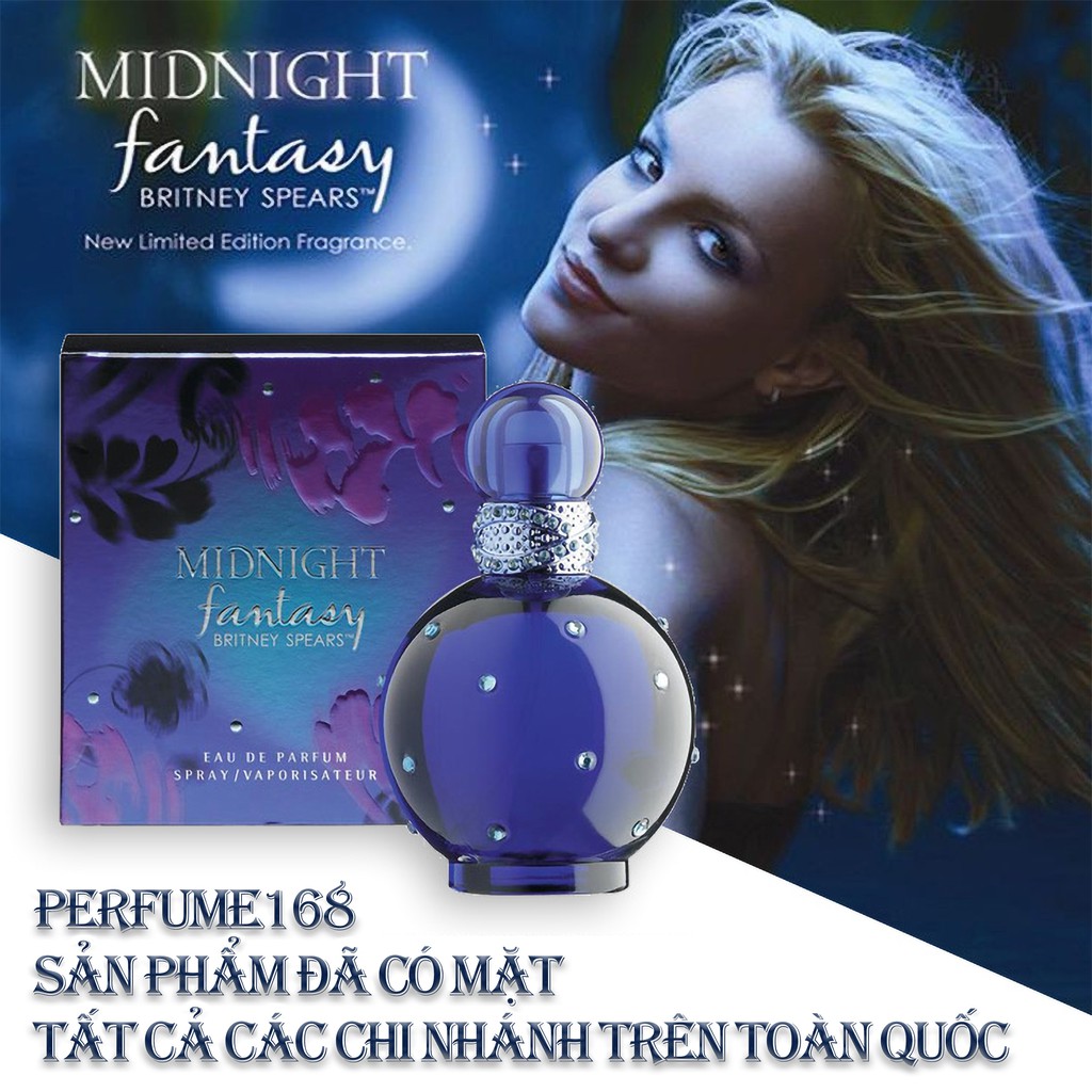 Nước hoa nữ, Britney Spears Midnight Fantasy, giá tốt, tại, Perfume168