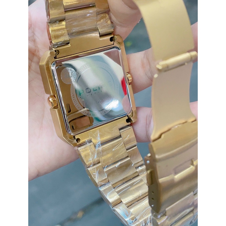 Đồng Hồ Nam Police 1064G Dây Thép , Size 40mm , Hai Máy Chạy Song Song