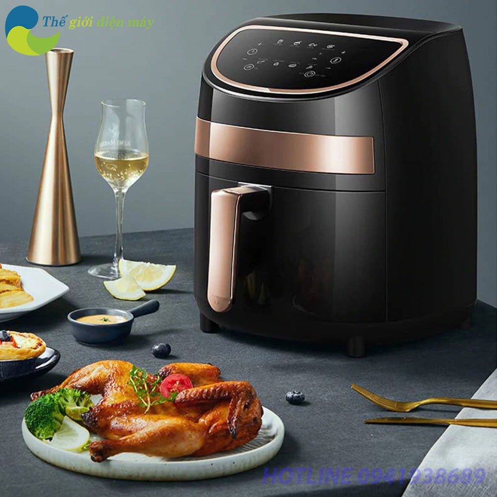 Nồi chiên không dầu Xiaomi Deerma Electric Owen (Air Fryer) DEM KZ100 (3L) - Bảo hành 6 tháng - Shop Thế Giới Điện Máy