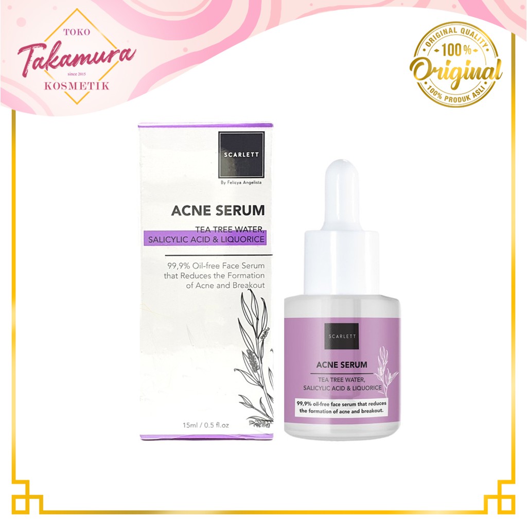 (hàng Mới Về) Serum Trị Mụn Làm Trắng Da Dung Tích 15ml