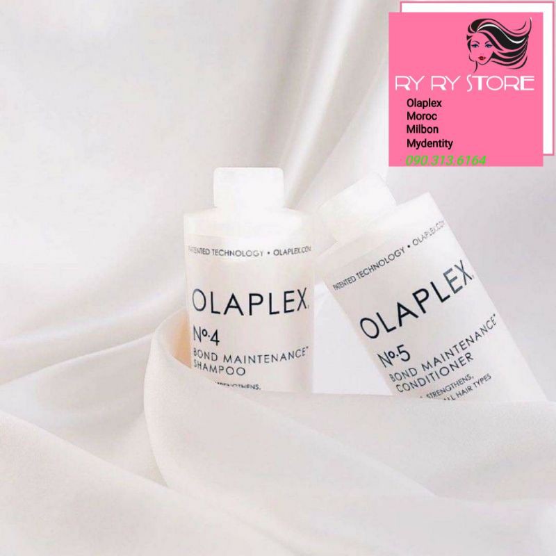 Olaplex No4 + No5 Gội xả phục hồi tóc hư tổn, tóc yếu, tóc nát .chống tóc nhũn, tóc gãy rụng