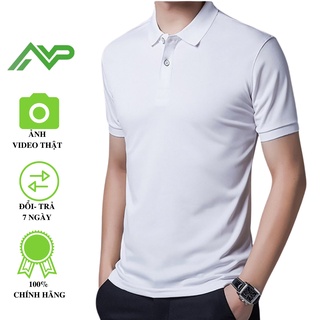 Áo thun nam polo cổ bẻ NPV ngắn tay, áo phông nam vải cotton không nhăn không xù