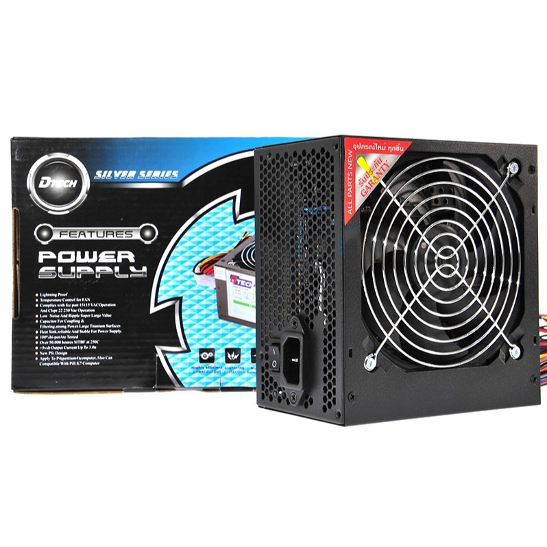 NGUỒN CPU 650W DTECH 24F PW036 - PW036