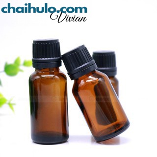 Combo 50 Chai Lọ Đựng Tinh Dầu 10ml , Thủy Tinh màu Nâu, Cổ Nhỏ Giọt[Sỉ từ 2,3k]