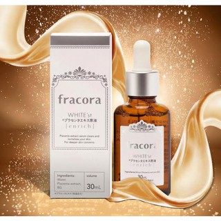 Serum nhau thai Fracora White’st Placenta Extract Enrich MÀU TRẮNG VỚI TINH CHẤT NHAU THAI HEO NHIỀU HƠN