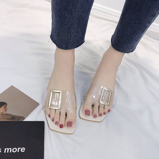 dép nữ trong suốt tinh tế
