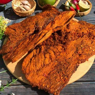 Khô bò giòn hồng ngự siêu ngon loại 1 túi 500gram từ đơn 50k